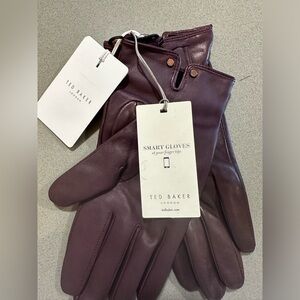 Ted Baker leather gloves